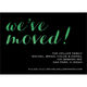 Black We've Moved Foil Stamped Moving Announcements Image 7 of 9
